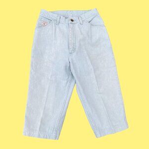 🌿 Vintage Wrangler Bermuda Denim Shorts High Waist 100% Cotton Sz 26 🌿